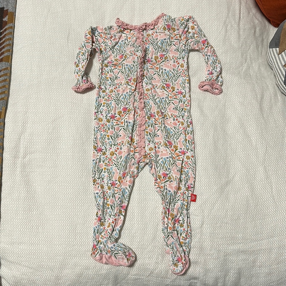 Magnetic Me footie pajamas for girl - 3-6 months
